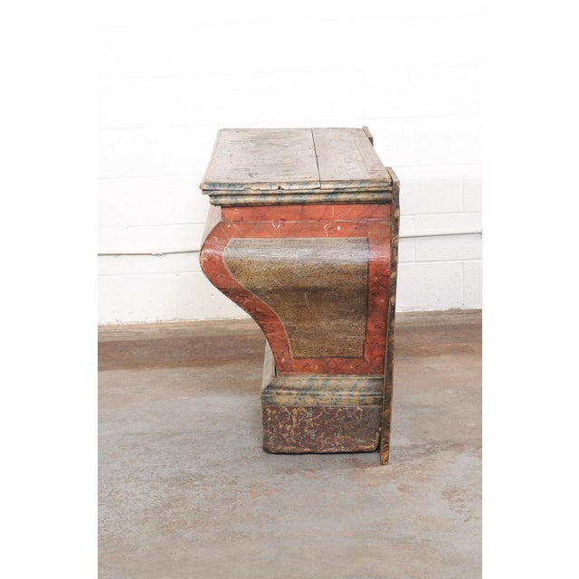 Wood 18th C. Brazilian Console With Original Paint For Sale - Image 7 of 13