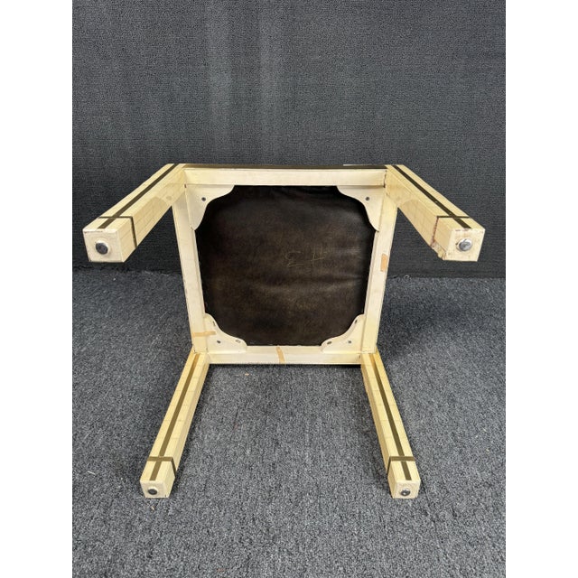 Mid 20th Century Tesserae and Brass Enrique Garcel Style Chairs - Set of 4 For Sale - Image 10 of 12