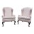Vintage Charles Custom Furniture High Back Wingback Chairs - Pair For Sale
