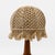 Bohemian Table Lamp in Turned Wood and Macrame, 1970 For Sale - Image 6 of 8
