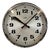 Vintage Electric Wall Clock from Nufa, 1960s For Sale
