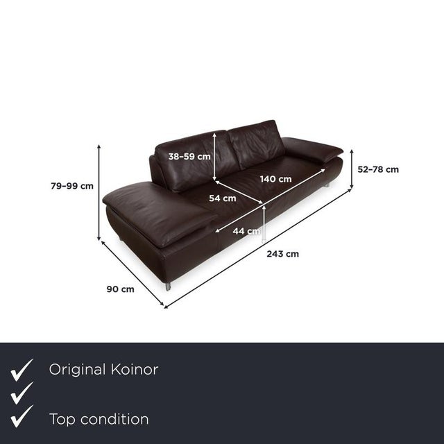 with this Koinor Volare three-seater sofa, you're getting a piece of furniture that instantly exudes a relaxed, modern...