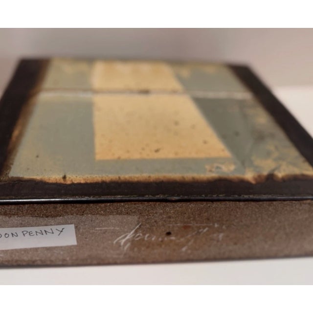 Donald Don Penny Modernist Ceramic Sculpture – Geometric Glazed Stoneware For Sale - Image 4 of 6