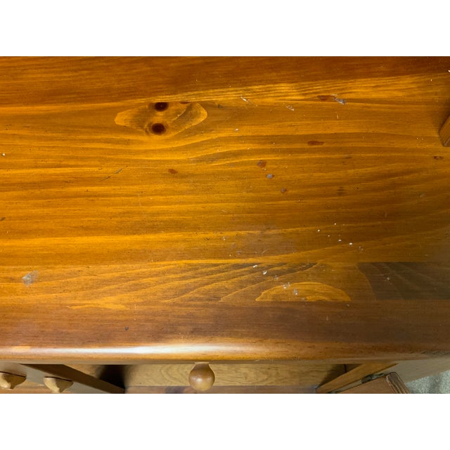 Late 20th Century Ethan Allen Pine Cabinet For Sale - Image 13 of 14