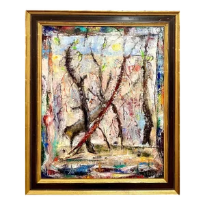 Eleanor Nell Sinton, Nell Sinton Abstract Expressionist Landscape San Francisco California Modernist, c.1950