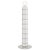 Handcrafted Ceramic and Glass Floor Lamp in White with Black by Svitanok For Sale - Image 4 of 4
