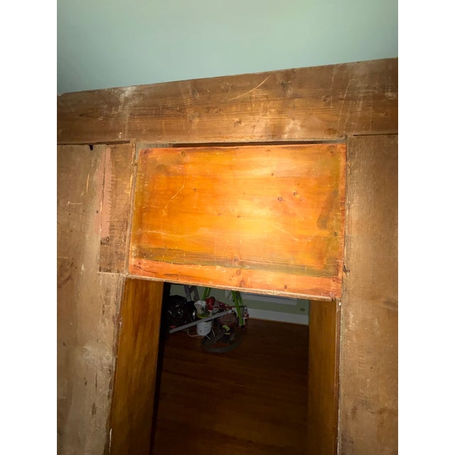 17th Century Bolognese Walnut Bookcase With Original Wire, Fabric Panels, Hidden Compartments & Working Locks For Sale - Image 17 of 17