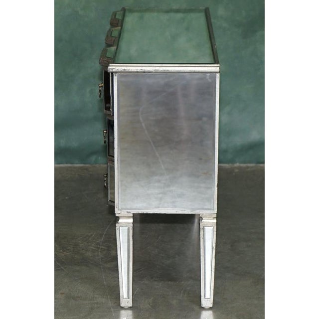 Decorative Venitian Bevelled Glass Dressing Vanity Table Desk Drawers by Aeg, 2010 For Sale - Image 14 of 18