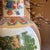 Large Vintage Asian Style Hand Painted Satsuma Orange Vase For Sale - Image 4 of 12