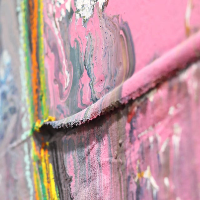 "Untitled Pink" Original Artwork by Olympio For Sale - Image 4 of 11