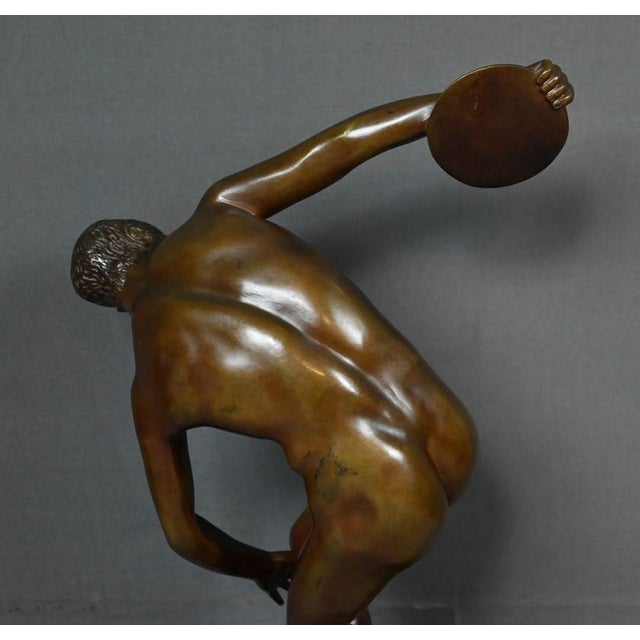After Myron, The Discus Thrower, Early 20th Century, Bronze For Sale - Image 17 of 18
