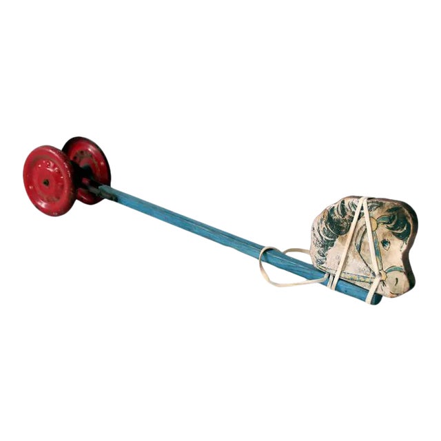 1940s Horse Pull Toy For Sale