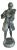Metropoliton Galleries Attributed Life Size Bronze Garden Statuary of Mozart For Sale