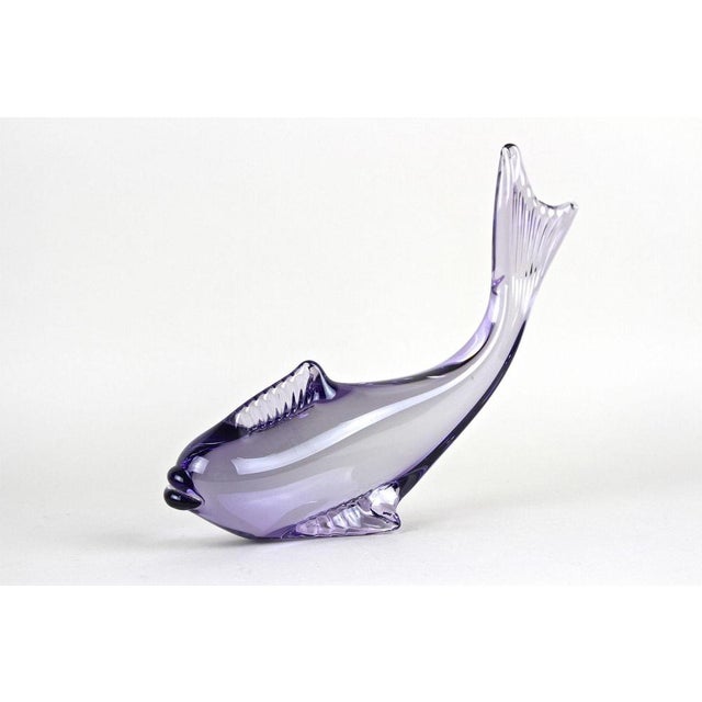 Mid-Century Modern Murano Glass Fish, Italy, 1970s For Sale - Image 4 of 18