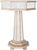 Not Yet Made - Made To Order Transitional Pewter Accent Table For Sale - Image 5 of 5