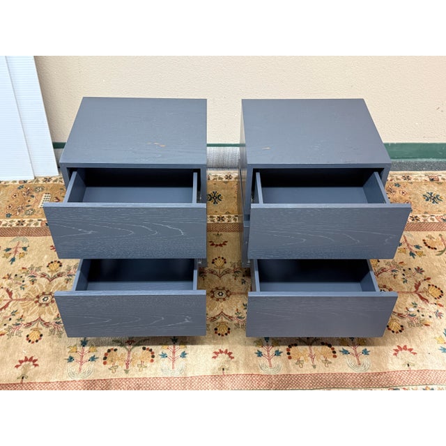Mid-Century Modern Lawson-Fenning Stacked Box Nightstands, Pair For Sale - Image 3 of 12