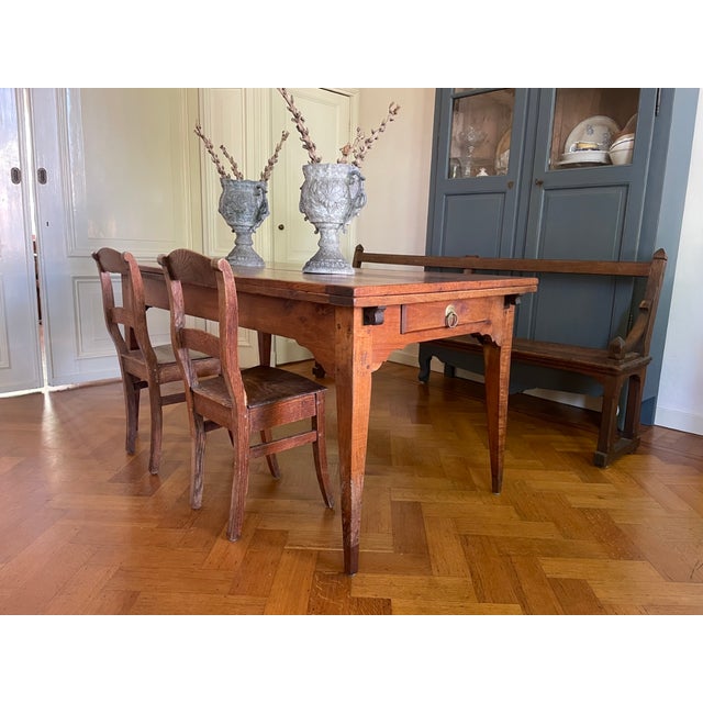 French Extendable Farmhouse Dining Table For Sale - Image 13 of 18