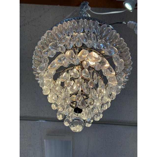 2010s Pottery Barn Clarissa Round Chandelier For Sale - Image 5 of 12