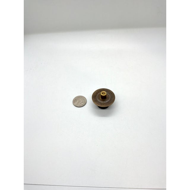 Hickory Chair Furniture Company Hickory Chair Mod Knob Antique Brass For Sale - Image 4 of 5