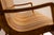 Wood Vintage Wave-Shaped Bench in Walnut, 1950s For Sale - Image 7 of 10