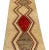 Tribal 1950s Vintage Gabbeh Tribal Runner in Beige With Grey, Red, Black Chevron Patterns For Sale - Image 3 of 8