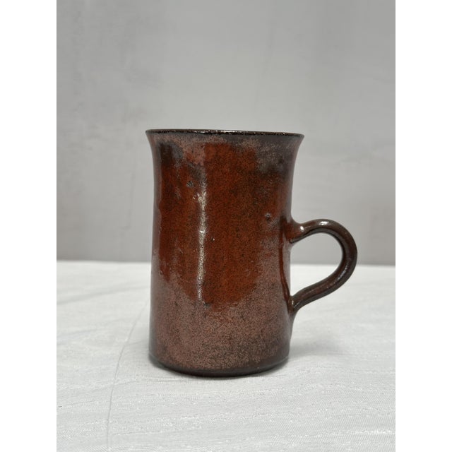 Vintage Ceramic Coffee Mugs by Carry Heesen, Set of 8 For Sale - Image 6 of 9