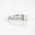 Modern Mid 20th Century Oval Cut 0.86 Carat Diamond Engagement Ring 14 Karat Gold Fine Bridal size 6.75 For Sale - Image 3 of 7