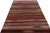 Rug & Kilim Vintage Heriz Persian Kilim in Pink and Colorful Geometric Stripes - Rug & Kilim For Sale - Image 4 of 7