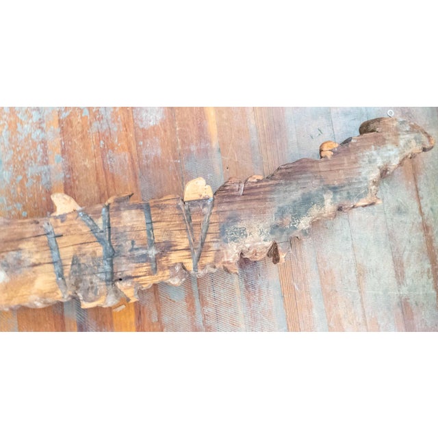 17th or 18th C. Carved Wood Decorative Swag in Baroque Style, Continental European For Sale - Image 18 of 18
