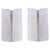 Gold Frosted Murano Glass and Chrome Wall Sconces by J. T. Kalmar for Kalmar, Austria, 1960s, Set of 2 For Sale - Image 8 of 8
