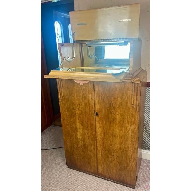 Vintage Art Deco Metaphoric Cocktail Drinks Cabinet, 1930s For Sale - Image 6 of 18
