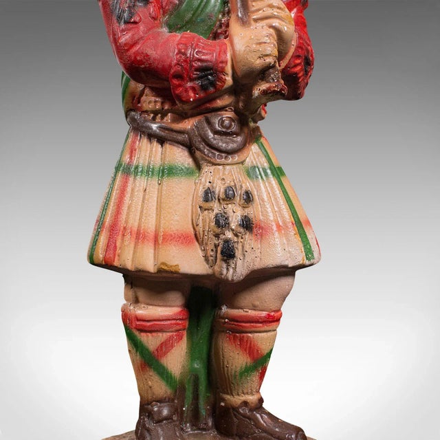 1900s Antique Victorian Scottish Decorative Piper Figure For Sale - Image 9 of 13