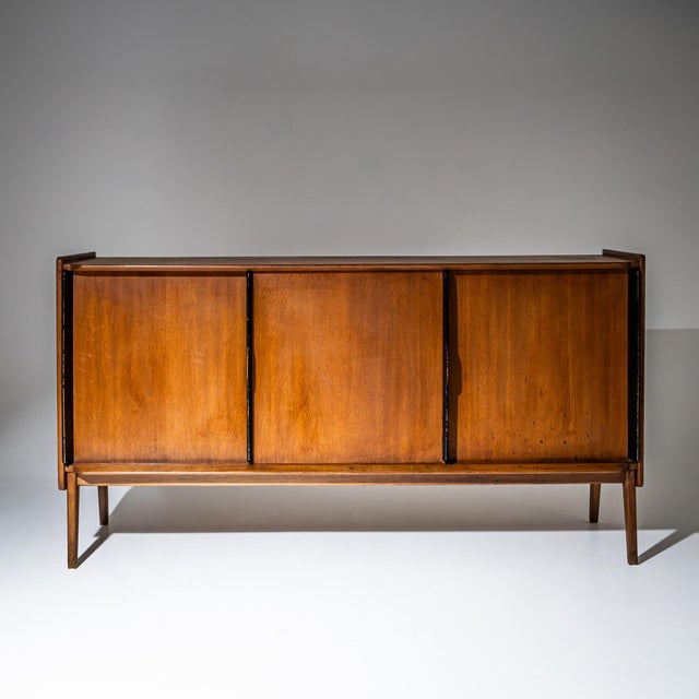 Modern Oak Sideboard by Roger Landault, France, 1960s For Sale - Image 3 of 13