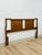This clean and well-crafted vintage United Furniture mid-century modern solid walnut queen headboard is a timeless and...
