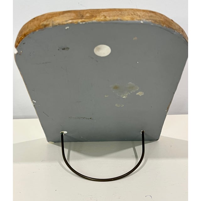 Egyptian Revival Clay Plaque Depicting the Harpist's Stele - Funerary Object For Sale - Image 10 of 10