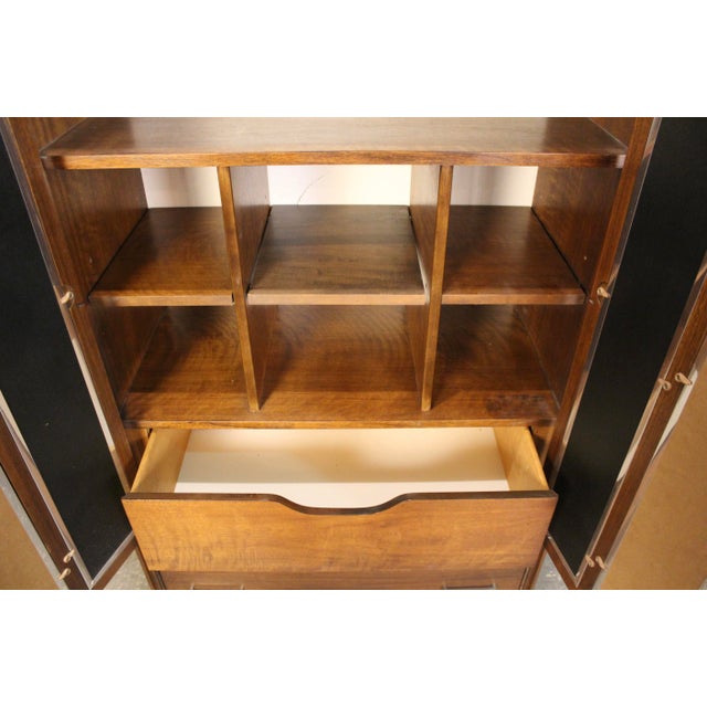 Mid 20th Century Mid-Century Armoire Style Cabinet by Lane Furniture For Sale - Image 5 of 18