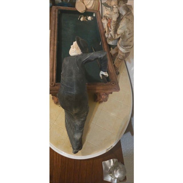 1950s Magnificent Billiards Porcelain Display For Sale - Image 5 of 11