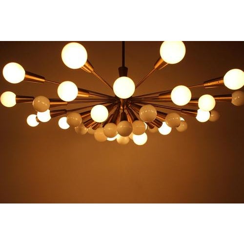 Large Mid-Century Modern Sputnik Pendant Light, 1960s For Sale - Image 14 of 18