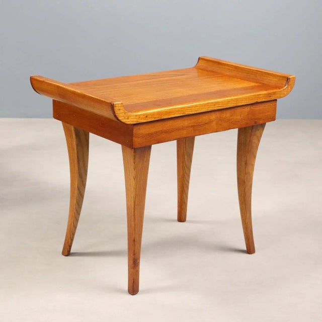 Vintage Dressing Table in Oak Veneer and Glass, 1960s For Sale - Image 12 of 14