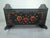 Green Vintage Hand-Painted Wooden Cradle, 1940s For Sale - Image 8 of 14