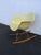 Mid-Century Modern Herman Miller Eames Fiberglass Shell Rocking Chair 1960s Parchment Color 6641 For Sale - Image 3 of 18