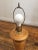 Late 20th Century Wooden Table Lamp - Hand Turned Wood For Sale - Image 5 of 7