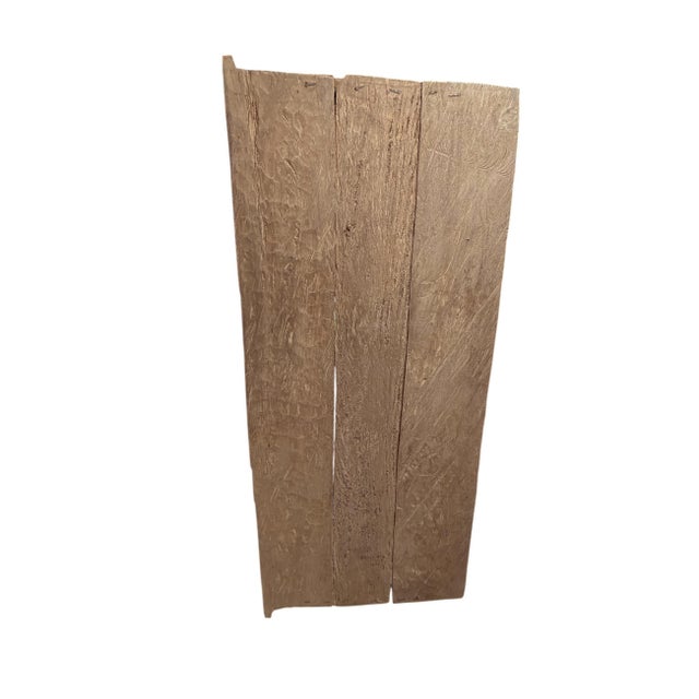 Wood Vintage Dogon Granary Door With Crocodiles /Figures Mali African 72.5" H For Sale - Image 7 of 9