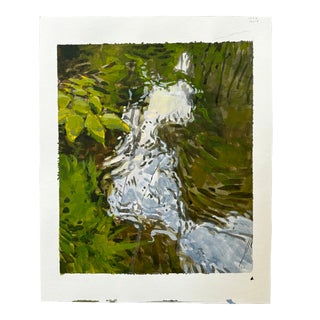 Impressionist Painting, Moving Water For Sale