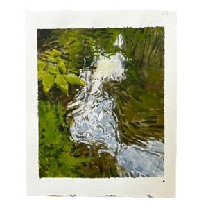 Impressionist Painting, Moving Water