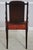 Pair Antique 19th Century English Sheraton Mahogany Armchairs For Sale - Image 4 of 18