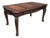 Chippendale Style Writing Table in Carved Mahogany, 1900 For Sale