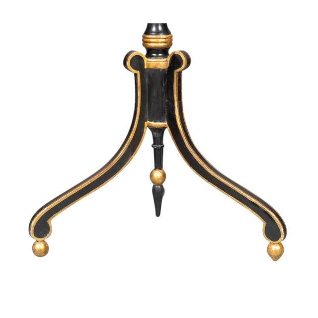 Regency Penwork Candlestand For Sale - Image 4 of 9