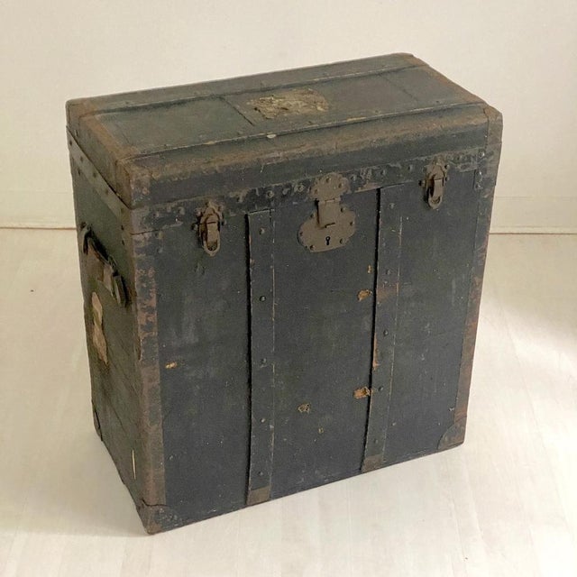 Vintage Travel Trunk, 1890s For Sale - Image 11 of 11