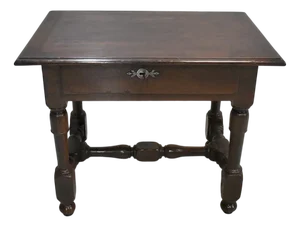 18th Century Louis XIV Oak Desk Table